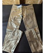 juicy jean Cotoure&#39;s youth size 24 gold cotton blend jeans - €34,07 EUR
