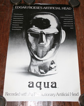 prog EDGAR FROESE Aqua 1974 uk VIRGIN orig PROMO POSTER Tangerine Dream - £125.80 GBP