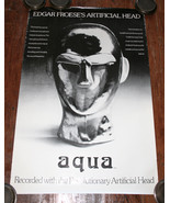 prog EDGAR FROESE Aqua 1974 uk VIRGIN orig PROMO POSTER Tangerine Dream - $219.50 CAD