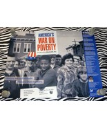 America&#39;s War on Poverty - PBS TV Series Poster 22x17 LBJ Rally Scene (1... - £19.83 GBP