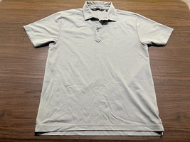 Travis Mathew Men’s Gray Short-Sleeve Polo Shirt - Large - £13.33 GBP
