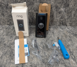 Ring Video Doorbell Wired - Black 5AT3T5 Doorbell  New/Open Box - $28.99