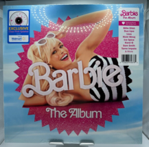 Barbie The Album Clear Pink Splatter Vinyl Walmart Exclusive LP w/ Movie Poster - £52.24 GBP