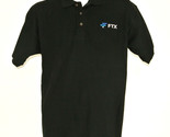 FTX Crypto Currency Exchange Employee Uniform Polo Shirt Black Size L La... - $25.49
