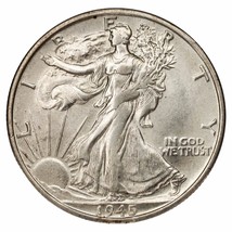 1945-S Silber Walking Liberty 50C (Auswahl Bu Zustand) Voll Ungebraucht Luster - £53.80 GBP