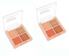 KleanColor Cutesy Quad Eye Shadow Palette In 4 Colors Copper Coin 2 Pack - $8.41