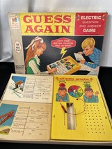 Vintage Milton Bradley Guess Again Electric Question and Answer Game 1968 - $19.00