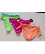 3 Salt &amp; Cove Bikini Bottoms Orange Pink and Green  Size X-Small Juniors - $25.92 CAD
