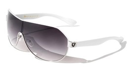 Mens Flat Top Sport Shied Aviator Sunglasses - Multiple Colors - €14,42 EUR