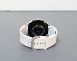 Samsung Galaxy Watch6 SM-R945U 44mm Aluminum Smartwatch - Silver w/ White Band image 3