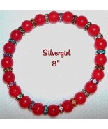 Gemstone Bracelets, Jade, Red Agate, Howlite, Black Agate, Multi  - $331.20 MXN