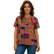 Jordan Woman Size 18W Button Front Blouse Pattern Short Sleeves - $8.97