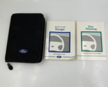 2001 Ford Escape Owners Manual Handbook Set with Case OEM E04B10041 - $14.84