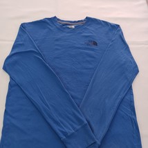 The North Face AX3T377 Men's Box NSE Blue Cotton Long Sleeve T-Shirt Size Medium image 12