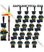 16Pcs Napoleon Total War Prussian Silesian Uhlan Army Minifigure Set Bri... - £22.80 GBP