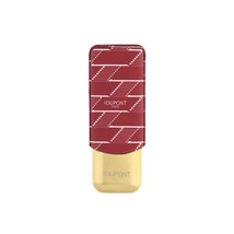 S.T. Dupont - Double Cigar Case Leather Monogram Burgundy &amp; Gold - 183478 - $4,004.14 MXN