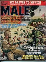 Male 11/1965-Atlas-pulp-Serpa Rutta cheesecake-Mort Kunstler-Copeland-FM - £31.49 GBP