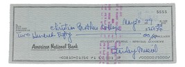 Stan Musial St. Louis Cardinals Signed  Bank Check #5555 BAS - £91.55 GBP