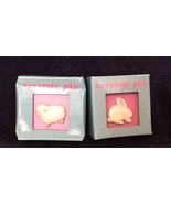 Hallmark Ceramic Pins Bunny &amp; Sheep - €8,24 EUR