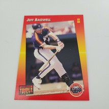 1992 Leaf Jeff Bagwell #200 Triple Play Houston Astros Baseball Card - £0.74 GBP