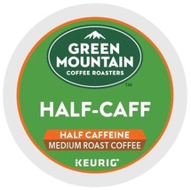 GREEN MOUNTAIN HALF-CAFF MEDIUM ROAST KCUPS 10CT - $16.49