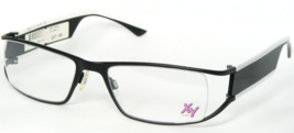 Xy By Moda Rudy 7 Matt Black /WHITE Eyeglasses Glasses Frame 54-19-130mm Italy - £62.76 GBP