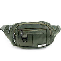 Tactical Nylon Fanny Pack Belt Bag Sling Bag Olive - £19.46 GBP