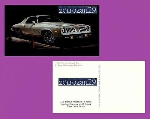 1974 PONTIAC GRAND AM 2-Türer COLONNADE Hardtop FABRIK ORIGINAL FARBE... - $6.32