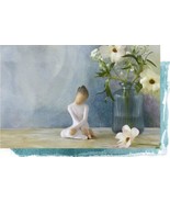 SERENITY FIGURE SCULPTURE HAND PAINTED WILLOW TREE SUSAN LORDI - $74.24