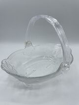Mikasa Crystal Christmas Bells and Bow Basket with Plastic Handle Vintag... - $2.75 CAD