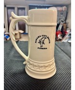 Large Vintage Panama City Beach Beer Stein With Flair Handle &amp; Dolphins - $27.77 CAD