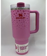 Stanley 40 oz H2.0 Flowstate Quencher Tumbler - Valentines Day Pink Sweet Hearts - $64.89