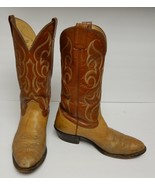 Nocona Western Cowboy Boots Leather Boots 2-Tone USA 72385 Men&#39;s 8 D Vin... - £70.58 GBP