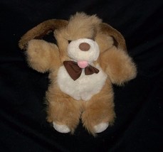 9" Vintage 1989 Ganz Bros Heritage Brown Baby Puppy Dog Stuffed Animal Plush Toy - £18.63 GBP