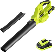 Snapfresh Cordless Leaf Blower - 20V Leaf Blower Cordless With 2.0Ah Li-Ion - $77.99