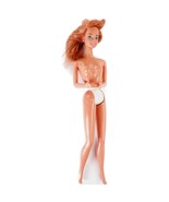 Vtg 1994 Glitter Hair Barbie Red Head Doll Only 10968 Superstar Cut Hair... - $13.99