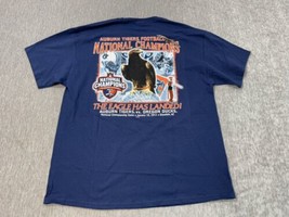 Auburn Tigers Shirt T-Shirt Mens XL Blue 2010 National Champions Football Eagle - $14.84