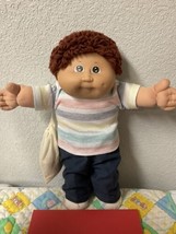 Vintage Cabbage Patch Kid Boy Auburn Hair Brown Eyes Second Edition Hong Kong - £184.79 GBP