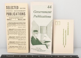Vintage US Regierung Publications Auftrag Broschüre 1953 g35 - £34.78 GBP