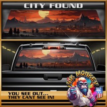 City Found - Truck Back Window Graphics - Customizable - $55.12+