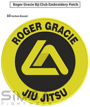 Roger Gracie Jiujitsu Embroidery Patches Bjj Gracie Patches BJJ Grappler... - $19.99