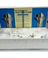 Vintage  “The  Legend of The CRUCIFIX FISH&quot; Skeleton Souvenir Skull Orig... - $28.61