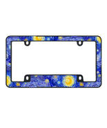 1 PC car US license plate holder UV Starry Night Van Gogh Auto Parts Dec... - $22.00