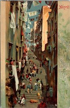 Napoli Italy - Pallonetto Santa Lucia DB Unposted 1907-1915 Antique Postcard - £5.94 GBP