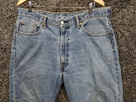 Levi 550 Jeans Men 38x32 Blue Relaxed Fit Tapered Leg Casual Work Pants - $15.23