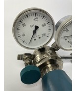 AIRGAS 4122301 TWO STAGE GAS REGULATOR GAUGE 100 / 3000 PSI 4122301-000 - $205.98 CAD