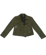 ALYA Women’s Moto Jacket Size Small Olive Green EXCELLENT CONDITION  - $375.74 MXN