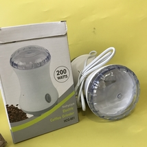 fmhyoye Coffee grinders, Electric coffee bean grinder, White image 5