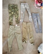 NICE EUC LOT of 5 Girls Leggings Jeans Camo Green Flowers Old Navy H&amp;M S... - $41.56 CAD