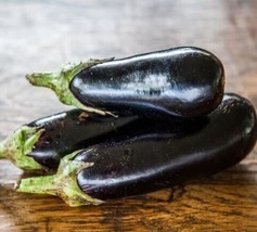 Grow In US 100 Seeds Eggplant Black Beauty Imperial Classic Heirloom Large Fruit - £7.98 GBP